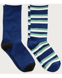 J.Crew - Rolled-Edge Trouser Socks Two-Pack - Lyst