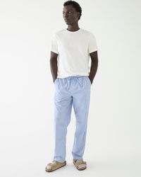 J.Crew - Pajama Pant In Cotton Poplin - Lyst