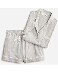 J.Crew - Short-Sleeve Pajama Short Set - Lyst