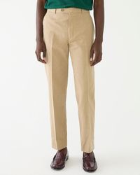 J.Crew - Garment-Dyed Cotton-Linen Blend Chino Suit Pant - Lyst