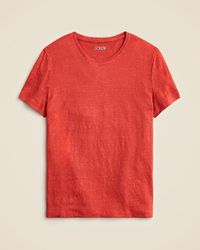 J.Crew - New Relaxed Linen T-Shirt - Lyst