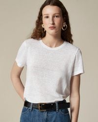 J.Crew - New Relaxed Linen T-Shirt - Lyst