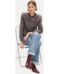 J.Crew - Block-Heel Ankle Boots - Lyst