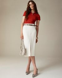 J.Crew - Pencil Midi Skirt - Lyst