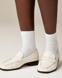 J.Crew - Ribbed Cotton Bootie Socks Three-Pack - Lyst