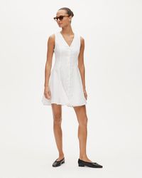 J.Crew - Linen Mini Dress - Lyst