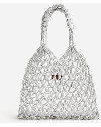 J.Crew - Small Cadiz Hand-Knotted Rope Tote - Lyst