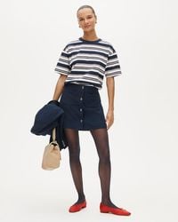 J.Crew - Tall Fairfax Button-Front Skirt - Lyst