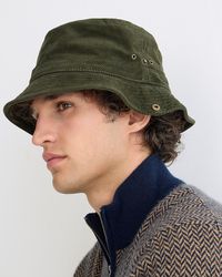 J.Crew - Garment-Dyed Corduroy Bucket Hat With Snaps - Lyst