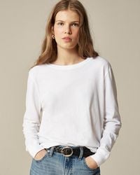 J.Crew - Vintage Jersey Long-Sleeve T-Shirt - Lyst