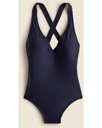 J.Crew - High-Support Cross-Back One-Piece - Lyst