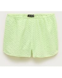 J.Crew - Cotton Voile Eyelet Beach Short - Lyst