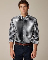 J.Crew - Secret Wash Cotton Poplin Shirt In Pattern - Lyst