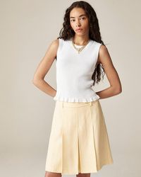 J.Crew - Ruffle-Trim Shell Tank Top - Lyst