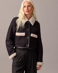 J.Crew - Collection Limited-Edition Cropped Shearling Jacket - Lyst