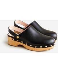 J.Crew - Convertible Leather Clogs - Lyst