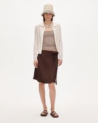 J.Crew - Fairfax Faux-Wrap Skirt - Lyst