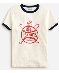 J.Crew - Peanuts X Crewcuts Snoopy Ringer Graphic T-Shirt - Lyst