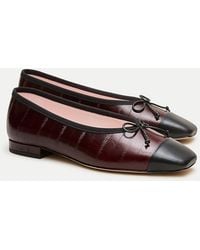 J.Crew - Sophie Cap Toe Ballet Flats - Lyst