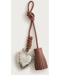 J.Crew - Beaded Heart Tassel Bag Charm - Lyst