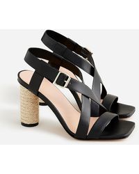 J.Crew - Rounded Rope-Heel Sandals - Lyst