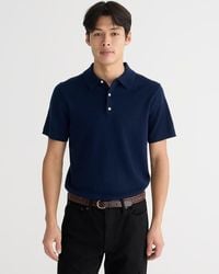 J.Crew - Cashmere Short-sleeve Sweater-polo - Lyst