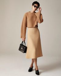 J.Crew - Spring Street Cropped Ribbed Cashmere Crewneck Sweater - Lyst