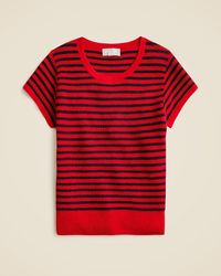 J.Crew - Ribbed Featherweight Cashmere T-Shirt - Lyst
