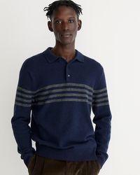 J.Crew - Rugged Merino Wool-Blend Sweater - Lyst