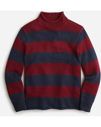 J.Crew Heritage Cotton Rollnecktm Letter Sweater - Red