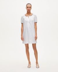 J.Crew - Tall Puff-Sleeve Popover Dress - Lyst