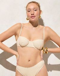J.Crew - Crochet Balconette Underwire Bikini Top - Lyst
