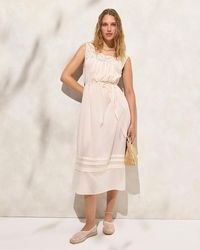 J.Crew - Crochet-Trim Dress - Lyst