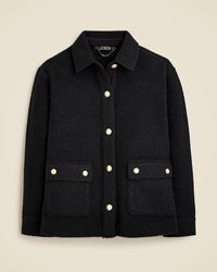 J.Crew - Bouclé Shirt-Jacket - Lyst