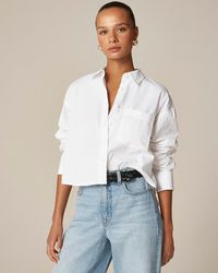 J.Crew - Étienne Cropped Button-Up Shirt - Lyst
