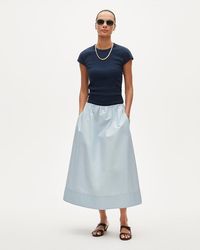 J.Crew - Pull-On Midi Skirt - Lyst