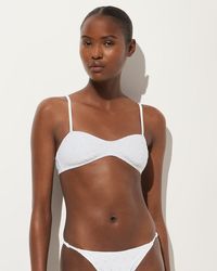 J.Crew - Wave Eyelet Bikini Top - Lyst