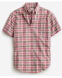 J.Crew - Slim Short-Sleeve Indian Madras Shirt - Lyst