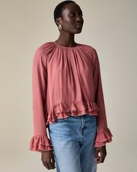 J.Crew - Collection Ruffle Top - Lyst