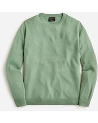 J.Crew Cashmere Crewneck Sweater - Green