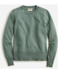 J.Crew Cashmere Classic-fit Crewneck Sweater - Green