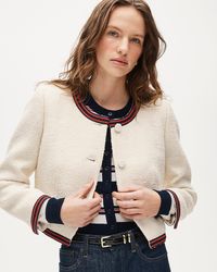 J.Crew - Contrast-Trim Lady Jacket - Lyst