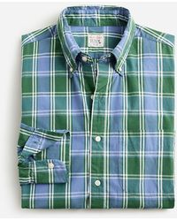 J.Crew - Slim Untucked Secret Wash Cotton Poplin Shirt - Lyst