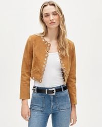 J.Crew - Collection Cropped Grommet Lady Jacket - Lyst