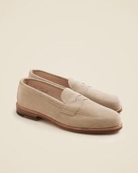 J.Crew - Alden For Madison Suede Penny Loafers - Lyst