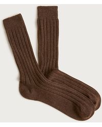 J.Crew - Ribbed Cashmere-Blend Socks - Lyst