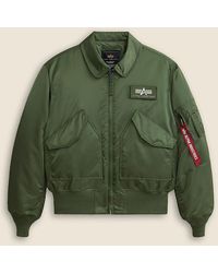 J.Crew - Alpha Industries Cwu 45/P Heritage Bomber Jacket - Lyst