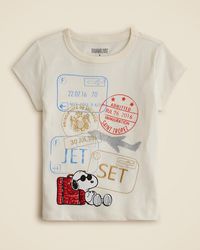J.Crew - Peanuts X Crewcuts Passport Graphic T-Shirt With Sequins - Lyst