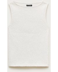 J.Crew - Smocked Shell Tank Top - Lyst