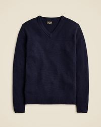 J.Crew - Relaxed Midweight Cashmere V-Neck Sweater - Lyst